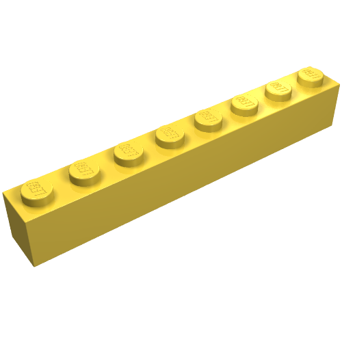 Part 3008 - Brick 1 x 8 - De BrickPlaats