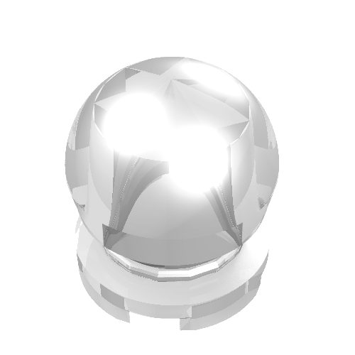 Part 30106 - Minifigure, Utensil Crystal Ball Globe 2 x 2 x 2 - De BrickPlaats