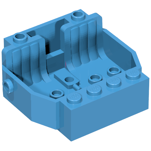 Part 30149 - Vehicle, Base 6 x 5 x 2 with 2 Seats - De BrickPlaats