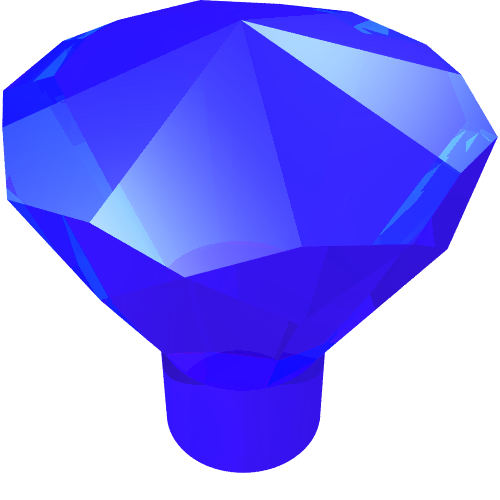 Part 30153 - Rock 1 x 1 Jewel 24 Facet - De BrickPlaats