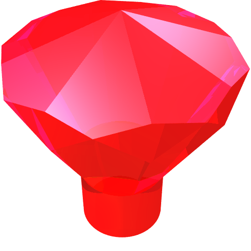 Part 30153 - Rock 1 x 1 Jewel 24 Facet - De BrickPlaats