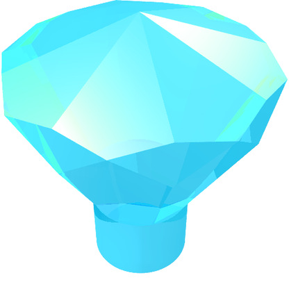 Part 30153 - Rock 1 x 1 Jewel 24 Facet - De BrickPlaats