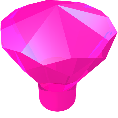 Part 30153 - Rock 1 x 1 Jewel 24 Facet - De BrickPlaats