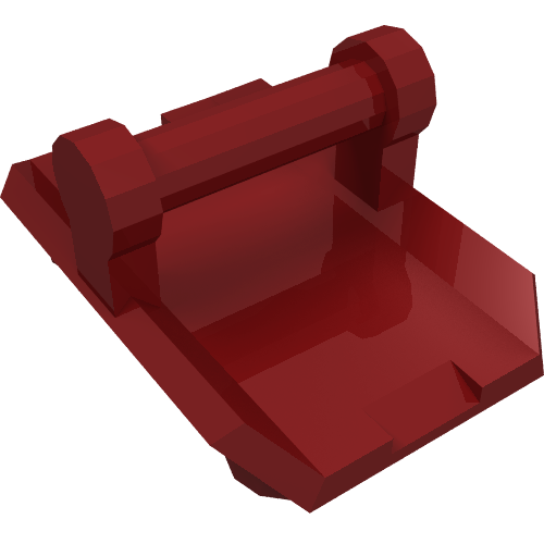 Part 30166 - Plate, Modified 2 x 3 Inverted with 4 Studs and Bar Handle on Bottom (Rocker Plate) - De BrickPlaats