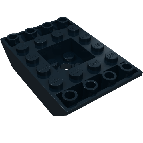 Part 30183 - Slope, Inverted 45 6 x 4 Double with Recessed Center - De BrickPlaats