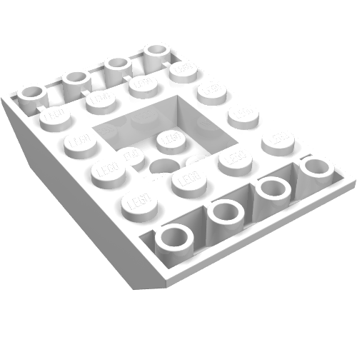 Part 30183 - Slope, Inverted 45 6 x 4 Double with Recessed Center - De BrickPlaats