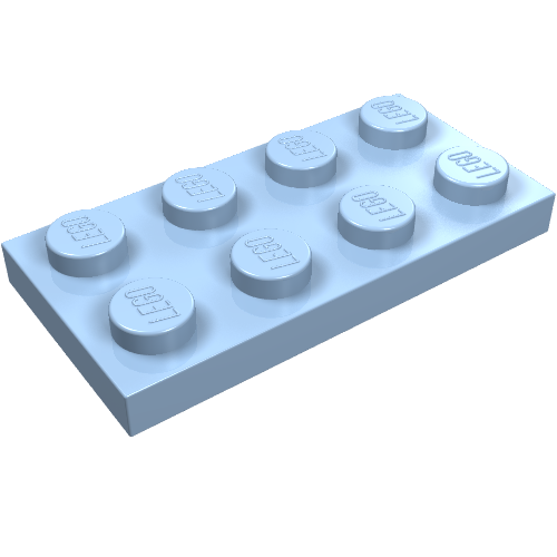 Part 3020 - Plate 2 x 4 - De BrickPlaats