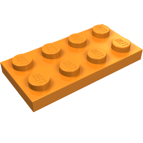 Part 3020 - Plate 2 x 4 - De BrickPlaats
