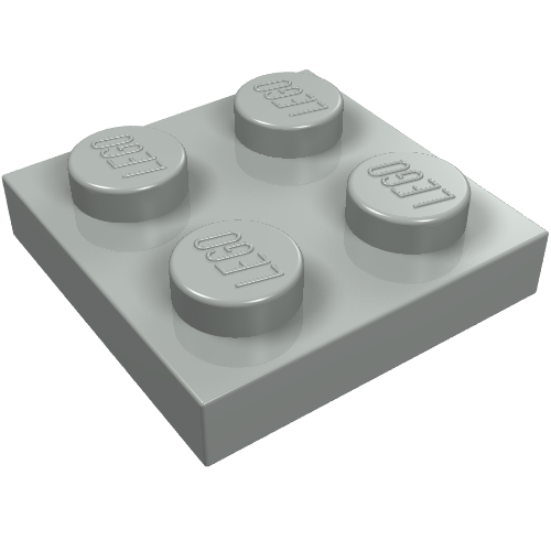 Part 3022 - Plate 2 x 2 - De BrickPlaats