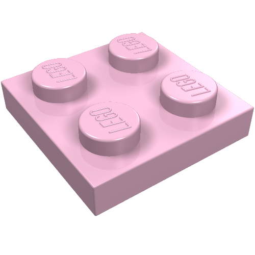 Part 3022 - Plate 2 x 2 - De BrickPlaats