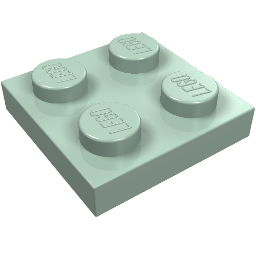 Part 3022 - Plate 2 x 2 - De BrickPlaats