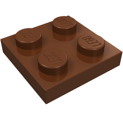 Part 3022 - Plate 2 x 2 - De BrickPlaats
