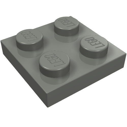 Part 3022 - Plate 2 x 2 - De BrickPlaats
