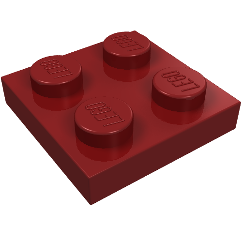 Part 3022 - Plate 2 x 2 - De BrickPlaats
