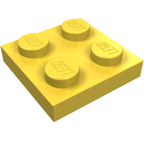 Part 3022 - Plate 2 x 2 - De BrickPlaats