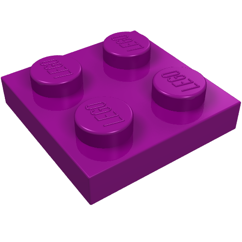Part 3022 - Plate 2 x 2 - De BrickPlaats