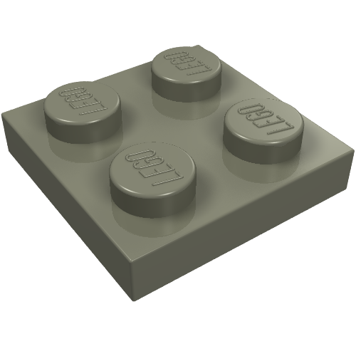 Part 3022 - Plate 2 x 2 - De BrickPlaats