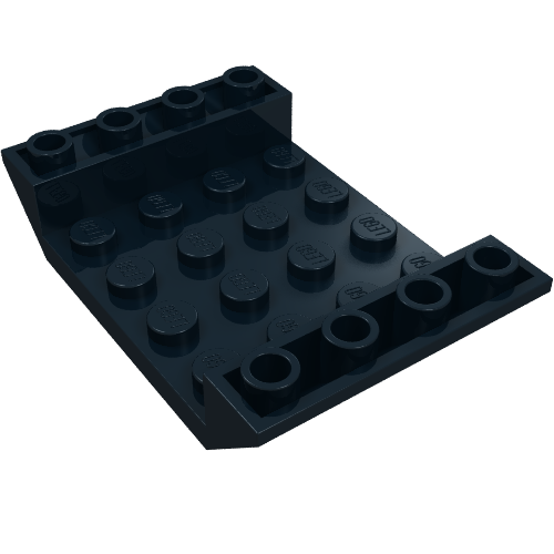 Part 30283 - Slope, Inverted 45 6 x 4 Double with 4 x 4 Cutout - De BrickPlaats