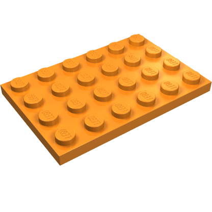 Part 3032 - Plate 4 x 6 - De BrickPlaats