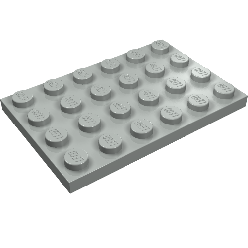 Part 3032 - Plate 4 x 6 - De BrickPlaats