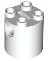 Part 30361c - Brick, Round 2 x 2 x 2 Robot Body - with Bottom Axle Holder x Shape + Orientation - De BrickPlaats