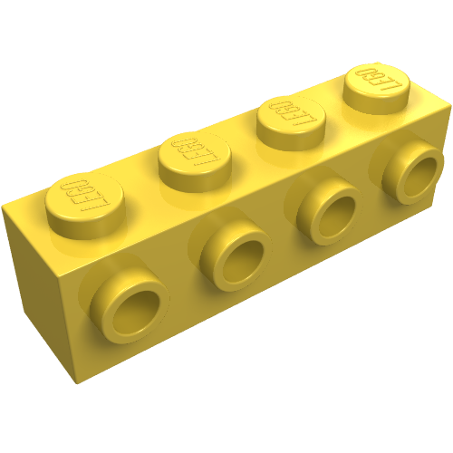 Part 30414 - Brick, Modified 1 x 4 with Studs on Side - De BrickPlaats