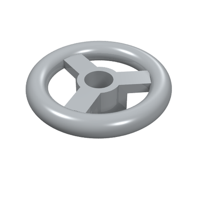 Part 30663 - Vehicle, Steering Wheel Small, 2 Studs Diameter - De BrickPlaats