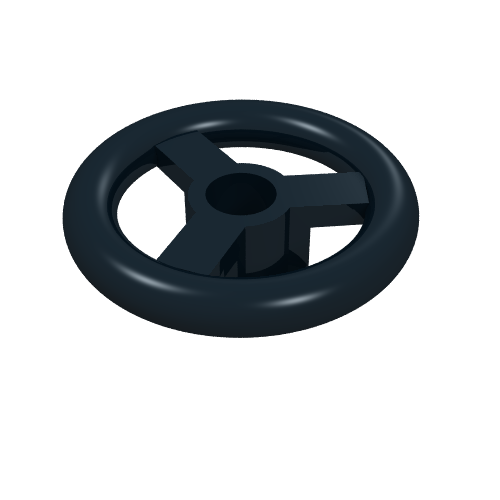 Part 30663 - Vehicle, Steering Wheel Small, 2 Studs Diameter - De BrickPlaats