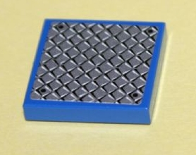 Part 3068pb0592 - Tile 2 x 2 with Tread Plate and 4 Rivets Pattern (Sticker) - Set 7723 - De BrickPlaats