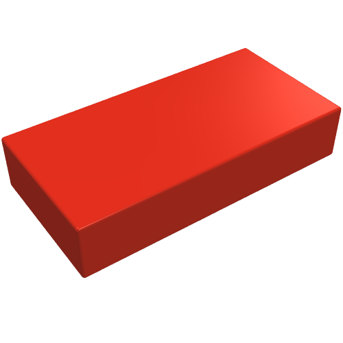 Part 3069a - Tile 1 x 2 without Groove - De BrickPlaats