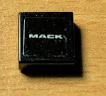 Part 3070pb178 - Tile 1 x 1 with 'MACK' Pattern (Sticker) - Set 42078 - De BrickPlaats