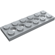 Part 32001 - Technic, Plate 2 x 6 with 5 Holes - De BrickPlaats