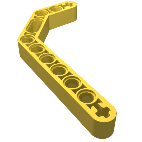 Part 32009 - Technic, Liftarm, Modified Bent Thick 1 x 11.5 Double - De BrickPlaats