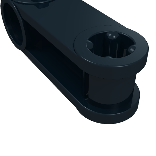 Part 32068 - Technic, Axle and Pin Connector Perpendicular 3L with Pin Hole - De BrickPlaats