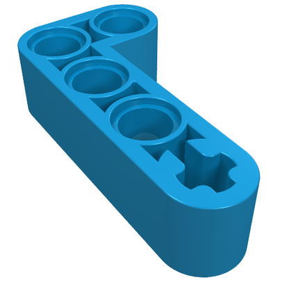 Part 32140 - Technic, Liftarm, Modified Bent Thick L-Shape 2 x 4 - De BrickPlaats
