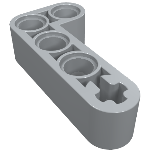 Part 32140 - Technic, Liftarm, Modified Bent Thick L-Shape 2 x 4 - De BrickPlaats