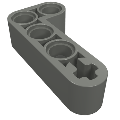 Part 32140 - Technic, Liftarm, Modified Bent Thick L-Shape 2 x 4 - De BrickPlaats
