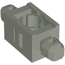 Part 32212 - Znap Connector 1 x 3 - 2 way Axial - De BrickPlaats