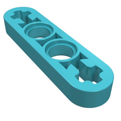 Part 32449 - Technic, Liftarm Thin 1 x 4 - Axle Holes - De BrickPlaats
