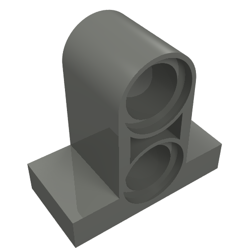 Part 32530 - Technic, Pin Connector Plate 1 x 2 x 1 2/3 with 2 Holes (Double on Top) - De BrickPlaats