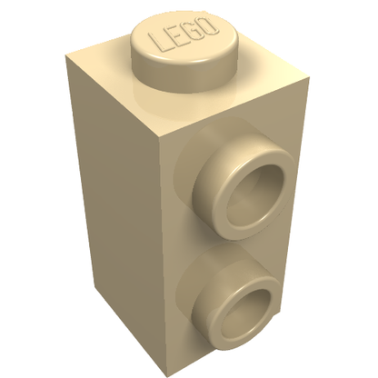 Part 32952 - Brick, Modified 1 x 1 x 1 2/3 with Studs on Side - De BrickPlaats