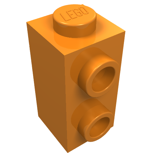 Part 32952 - Brick, Modified 1 x 1 x 1 2/3 with Studs on Side - De BrickPlaats
