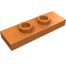 Part 34103 - Plate, Modified 1 x 3 with 2 Studs (Double Jumper) - De BrickPlaats