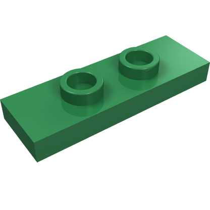 Part 34103 - Plate, Modified 1 x 3 with 2 Studs (Double Jumper) - De BrickPlaats