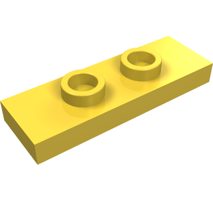 Part 34103 - Plate, Modified 1 x 3 with 2 Studs (Double Jumper) - De BrickPlaats