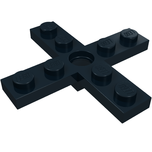 Part 3461 - Propeller 4 Blade 5 Diameter 5 x 5 with Center Hole for Rotor Holder - De BrickPlaats