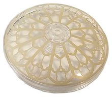 Part 35394pb009 - Dish 4 x 4 Inverted (Radar) with Open Stud with Tan Rose Window Pattern - De BrickPlaats