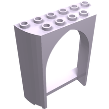 Part 35565 - Panel 2 x 6 x 6 with Gothic Arch - De BrickPlaats