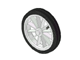 Part 35c01 - Wheel Spoked Large with Black Tire Smooth - Large Solid (35 / 36) - De BrickPlaats