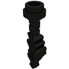 Part 36017 - Minifigure, Weapon Sword Hilt with Dragon Head - De BrickPlaats